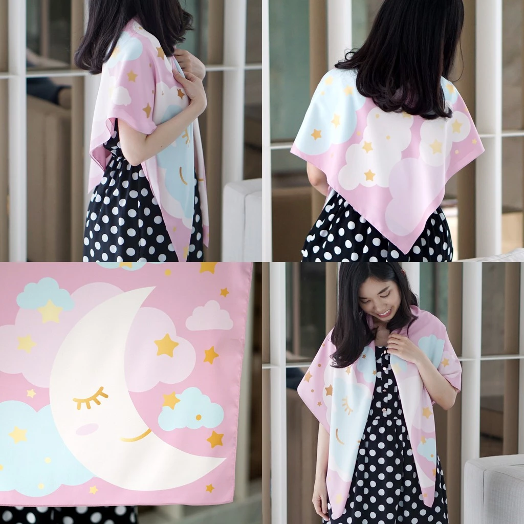 ผ้าพันคอ/ผ้าคลุมไหล่ ลายน่ารัก