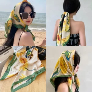 sg-11134201-7ra1a-m4y7o8j45d9na0 ผ้าพันคอ ลายดอกไม้สีเหลือง สดใส