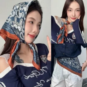 sg-11134201-7ra2m-m4y7o4f82z57fc ผ้าพันคอลายกราฟฟิก สวยหรู สีกรมท่า