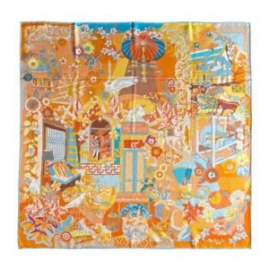 ผ้าพันคอผ้าไหม 33"x33" นิ้ว Silk scarf