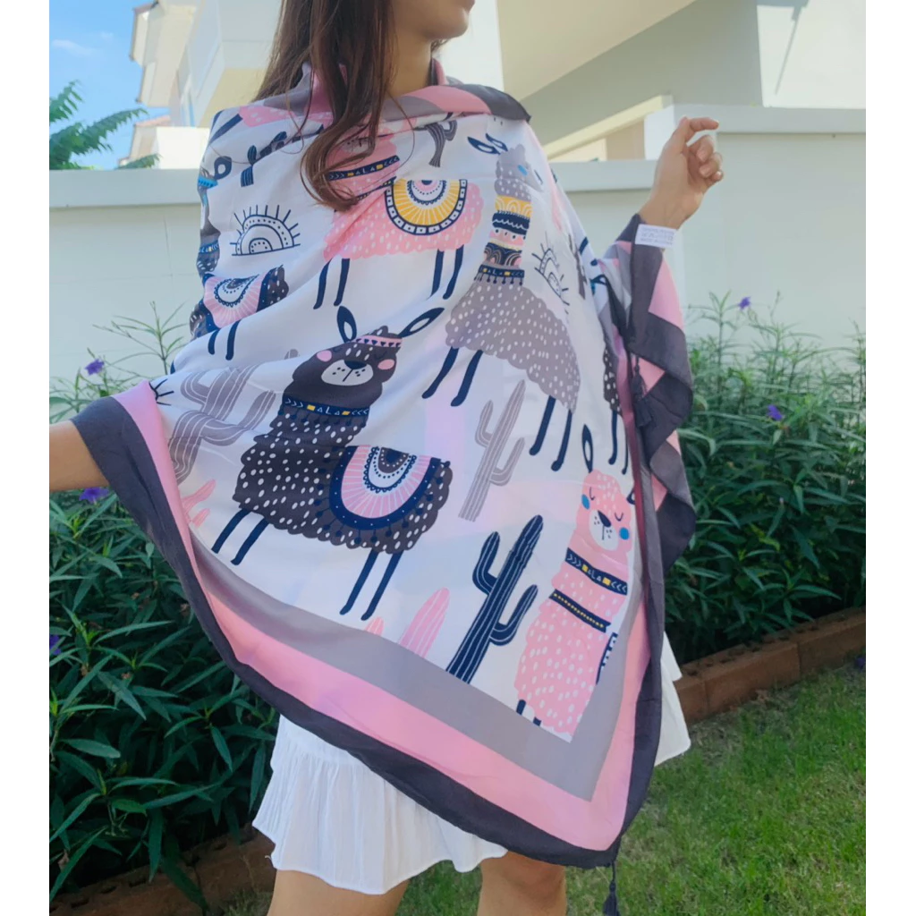 ผ้าพันคอ ผ้าคลุมไหล่ สินค้าพรีเมี่ยม