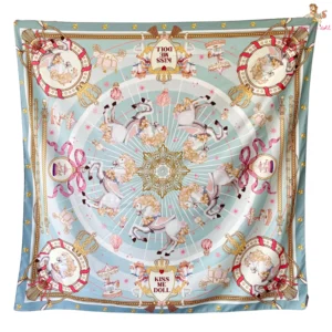 th-11134207-7rasi-manyx3za2mdbec ผ้าพันคอ ผ้าคลุมไหล่ เนื้อผ้าพริ้วลื่น ลายน่ารักสุดๆ