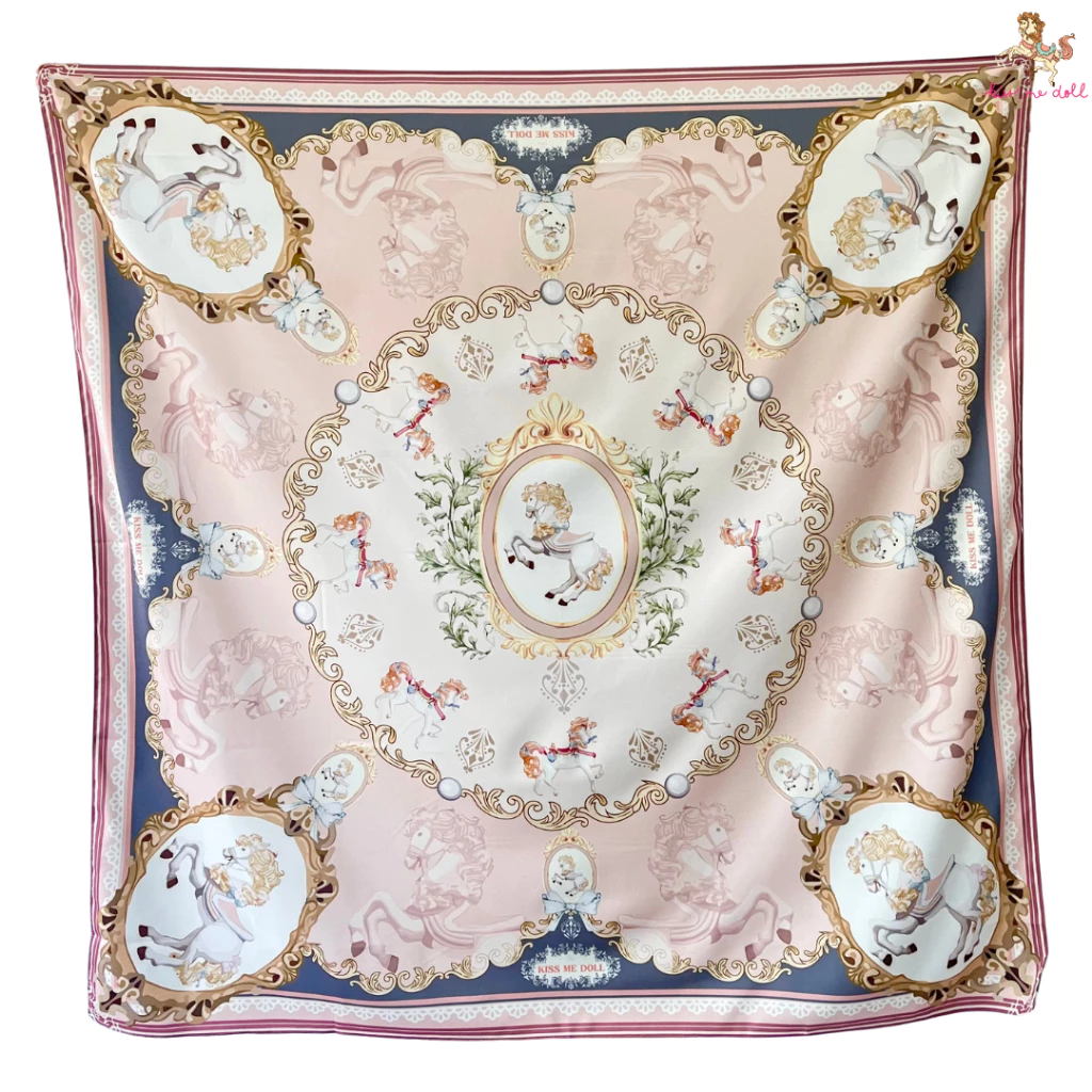 ผ้าพันคอ ผ้าคลุมไหล่ เนื้อผ้าพริ้วลื่น ลายน่ารักสุดๆ